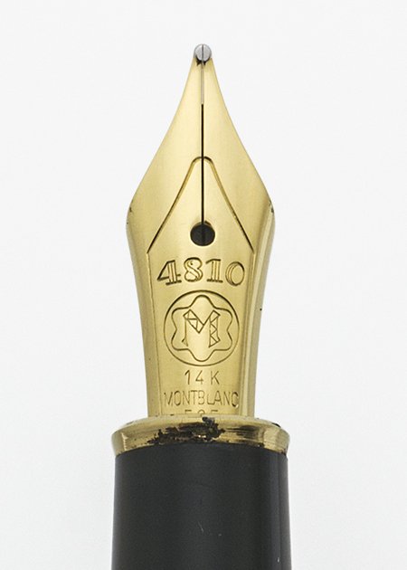 Montblanc Meisterstuck 144 - Black, Gold Plated Trim, 14k Medium